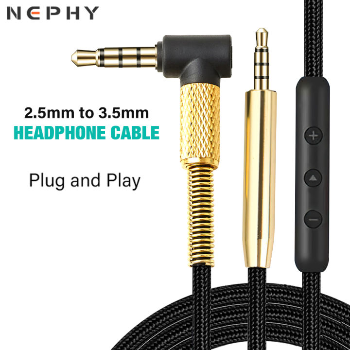 To Jack Audio Cable For AKG Y40 Y50 Y45 Bose QC25 OE2 QC35 JBL  S700 Headphones Adapter Connector Lead Aux Stereo Cord mm 1/8 A