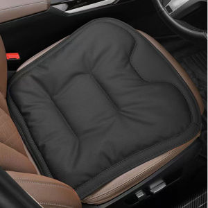Universal Nappa Leather Seat Cushion Backrest Cover Non-slip Soft Ventilated Four-season Cushion Good Breathability Car Accessories