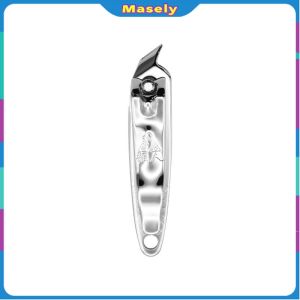 Masely Silver Slant Edge Finger Nail Clippers Pedicure Manicure Trimmer Cutter Tool