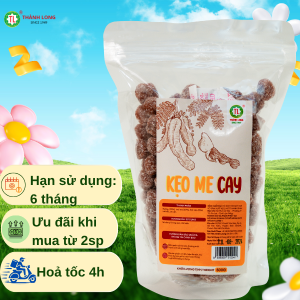 Kẹo Me Cay Dẻo Không Hạt Vừa Ngon Vừa Rẻ Đảm Bảo VSATTP Thành Long 200gr/500gr- Việt Nam