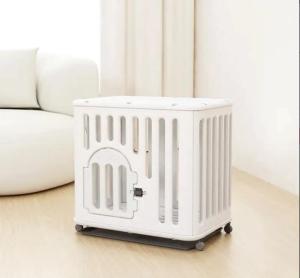 "Local Stock" Dog Crate Comes with Pee Tray Lock and Wheels pet kennel Dog House Dog Bed Pet Playpen Crate Small medium and large breed dog crate and toilet