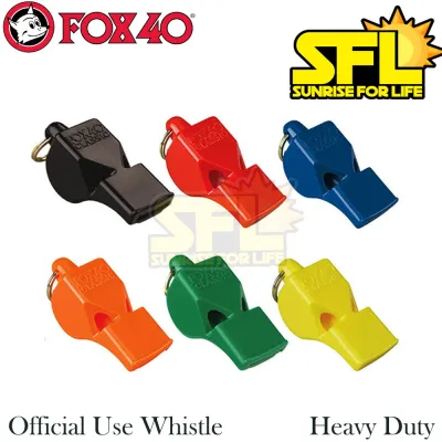 Fox 40 Whistle Heavy Duty Original High Quality Official Use I SFL