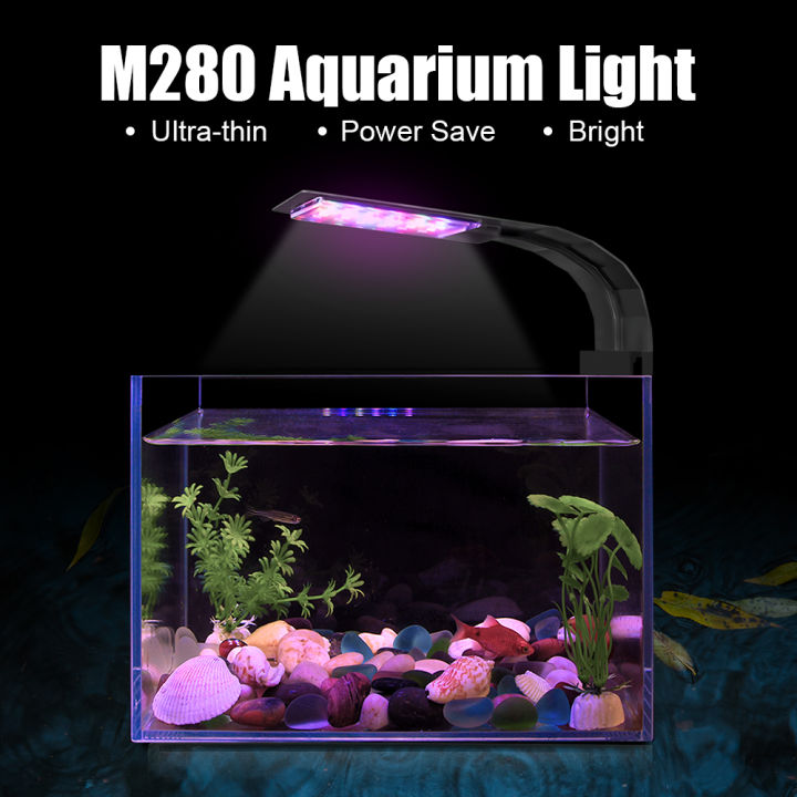 Senzeal M280 Aquarium Led Lighting 12W 24 LED Aquarium Planted