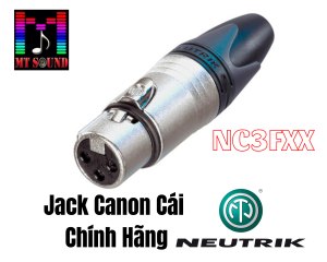 Jack Canon Cái NC3FXX Chính Hãng NEUTRIK