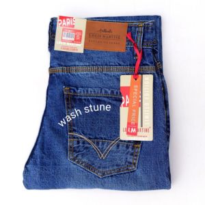 celana jeans pria Louis Martine pola reguler fit
