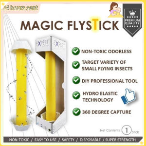 【COD】Fly Sticker Trap Non-toxic and Pollution-free Bug Glue Bar Insect Catcher Disposable Hanging Hook Stick