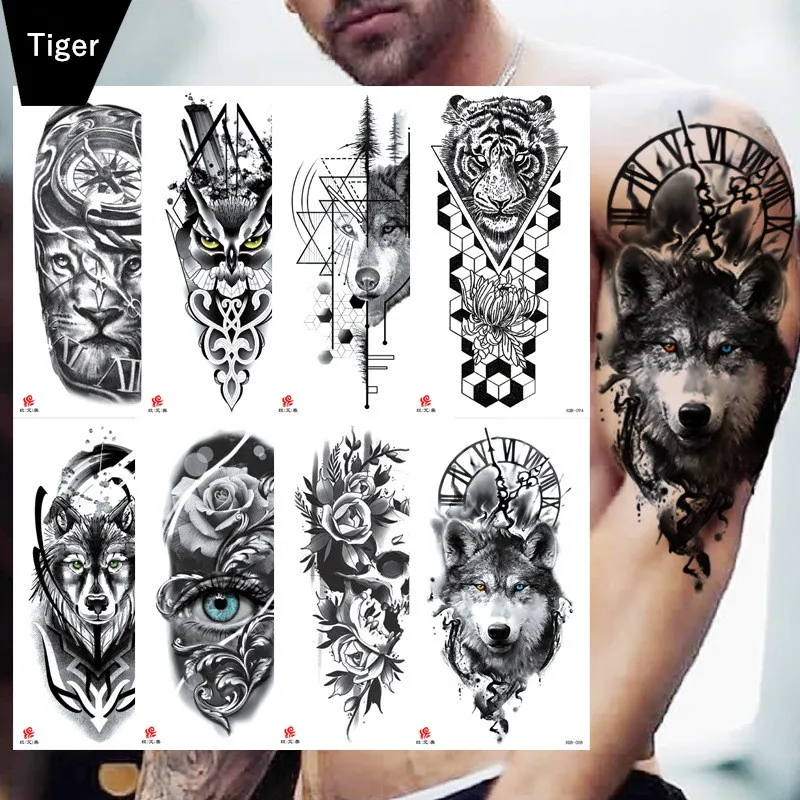 Tiger Skull Tattoo