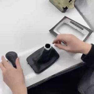 Car Automatic Gear Shift Knob Lever Leather Shifter Boot For Benz E C GLK Class AMG W204 X204 C204 C300 W207 W212 2042672710