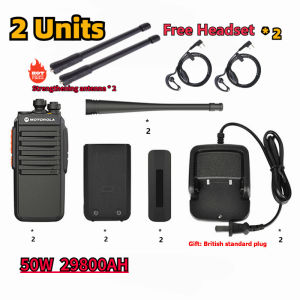 Motorola Walkie Talkie 8KM Type-C USB Charging Civil Digital Two Way Radio【2Units/Set】