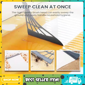 Jonluian Multifunctional Magic Broom to Clean Floor Surface and Remove Dirt and Hair Household Silicone Mop