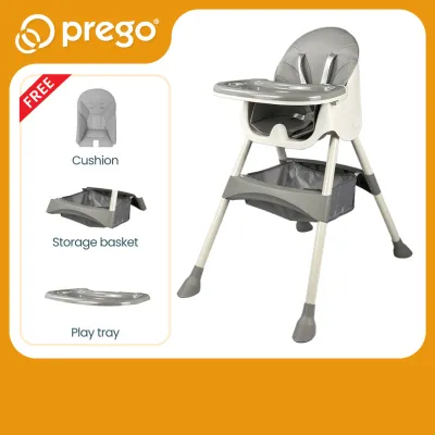 Prego Baby Duo Foldable High Chair Kids Eating Toddler 6 Months Above