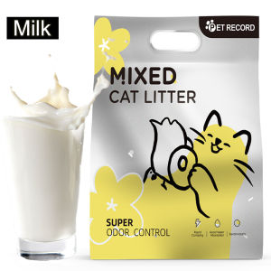 10KG/30L Mixed Cat Litter Sand Bentonite Cat Litter Deodorized Cat Litter Quickly Absorbs Water and Reduces Dust