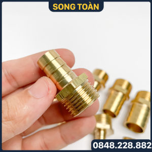 Béc Đuôi Chuột Ren Ngoài 1/2 (21) Đầu Nối Đuôi Chuột Ren Ngoài 21 Cắm Lòng Trong Ống Phi 6 8 10 12 14 16 18 20mm