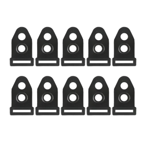 10Pcs Camping Tent Poles Converter Plastic Camping Tent Feet Holder Buckles Camping Tent Hook Guy Line Fasteners Set