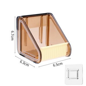 Wall Mounted Bathroom Body Wash Organizer Adjustable Shampoo Storage Racks Household Punch-free Shelf