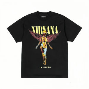 T-Shirt Nirvana In Utero - Kaos Band - Cotton Combed 24s Hitam