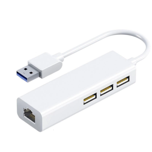 USB ตัวแปลงพอร์ต USB 3พอร์ตเป็น RJ45อะแดปเตอร์ขยายแท็บเล็ตสำหรับแล็ปท็อปเดสก์ท็อปอเนกประสงค์