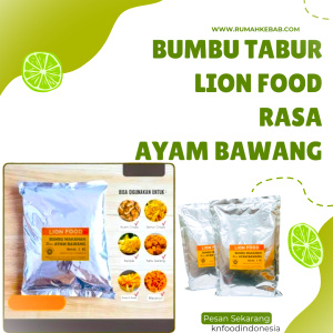 LION FOOD RASA AYAM BAWANG KEMASAN 1 KG| BUMBU TABUR ALA SHIHLIN