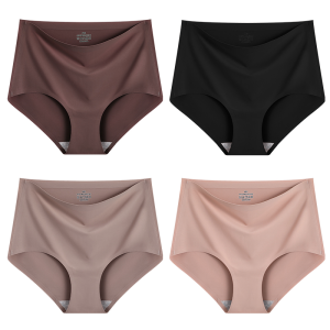 KIRAME High Waist Seamless Underwear No Roll Down No Ride Up Invisible Comfort Panties Meirad Color Series Many Sizes