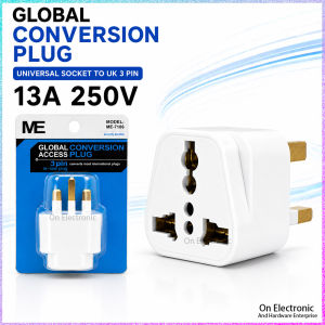 Universal Adapter Multi Travel Electrical Plug Converter Malaysia UK 3 Pin Plug