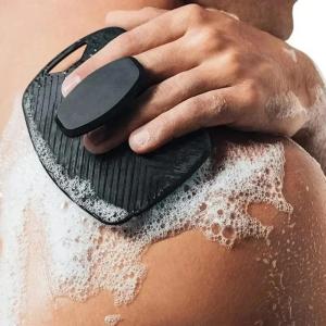 1pc Soft Silicone Exfoliating Brush Cleanser Manual Body Cleansing Scrubber Shower Gentle Massage Bath Brush Cleaning Tools2026