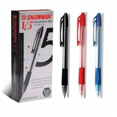 PULPEN / PEN SNOWMAN V5 [LUSIN- 12 PCS]