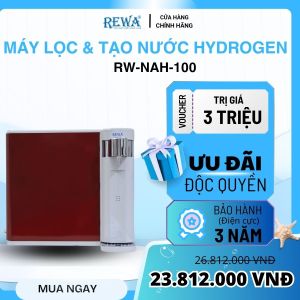 [FREE SHIP] Máy Lọc Và Tạo Nước Hydrogen Rewa RW-NAH-100 (Thiết Kế Để Bàn)