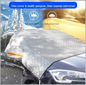 ที่บังแดด การสะท้อนแสงที่แข็งแกร่ง เสื้อกันฝน ทนต่อลมได้ดี ไม่มีน้ำซึม ระบายอากาศได้ดี ปกป้องกระจกหน้า