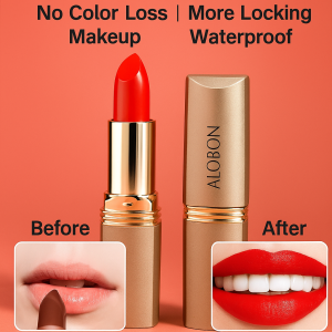ลิปสติกกันน้ำสีดำ ทนทาน น่ารัก ได้ลุคแมท ชุ่มชื้น ไม่ติด ไม่หลุดง่าย不沾杯不掉色口红