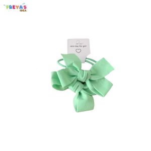 FR-C950 Ikat Rambut Pita 2Pcs Wanita Kunciran Korea / Set Karet Rambut Anak Lucu Motif Pita / Kuncir