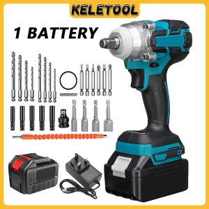 Cordless Impact Wrench Brushless Dual Head High Torque Electric Wrench Screwdriver For Auto Repair