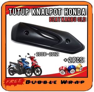 Cover Knalpot Honda Beat Karbu - Tameng Knalpot - Tutup Cover Knalpot Honda Beat Karbu 2008 2009 2010 2011 2012 / Beat Old - Pelindung Knalpot