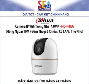 Camera IP Wifi Dahua Trong Nhà 4.0MP - DH-H4AE (Hồng Ngoại 10M / Đàm Thoại 2 Chiều / Có LAN / Thẻ Nhớ)