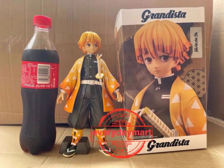 DEMON SLAYER🔥ZENITSU AGATSUMA STANDING POSE 24cm🔥ACTION FIGURE TOYS STATUES💥鬼灭之刃我妻善逸💥手办模型