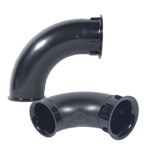 ALLLUCK Curved Speaker Port Tube 5-12 Inch Black Speaker Cabinet Port Port Tube Reflex Tube