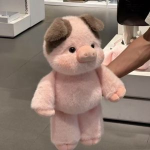 LUMIYA Mềm mại Gối nhồi bông hình heo Hỗ trợ cảm xúc Dễ thương Đồ chơi nhồi bông Quà tặng sáng tạo 177 inch Gối nhồi bông