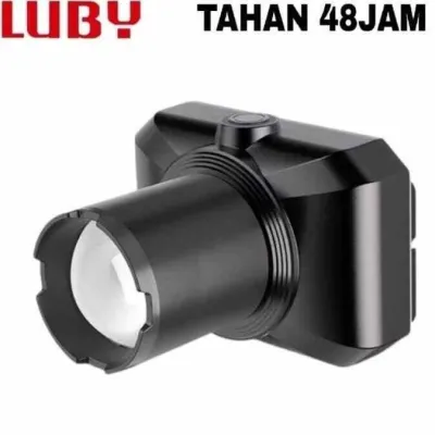 SENTER KEPALA ZOOM LASER LED 65W LUBY L-2906NL - SUPER TERANG - JARAK JAUH - TAHAN LAMA - TYPE-C