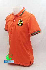 💥ราคาพิเศษ💥เสื้อโปโลผ้าCoolTech สีส้ม  สีน้ำเงิน กรมการปกครอง (ชาย/หญิง) ใส่แล้วเย็นมาก!!!