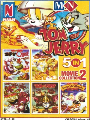 Tom and Jerry The Movie Collection Classic Cartoons Film Collectible