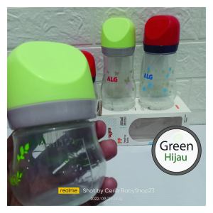 Aizhilang ALG Botol Susu Bayi Wide Neck Leher Lebar 100ml untuk Usia 0 bulan baru lahir Bahan PP Berkualitas BPA Free 6060