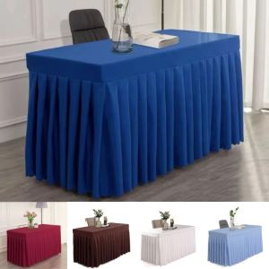 SWIFTTIDE 1206075cm Table Decorate Tablecloth Rectangular One-piece Table Skirting Large Conference Table Cloth Banquet Wedding Party