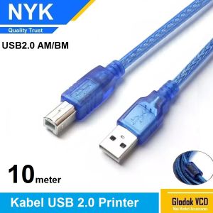 NYK Kabel USB 2.0 Printer 10M - AM/BM 10 meter
