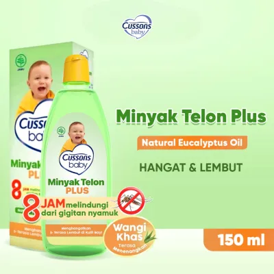 CUSSONS Baby Minyak Telon Plus - 150ml | 90ml | 60ml | 30ml