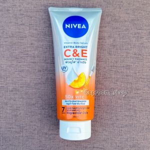 แท้ 100% Nivea Vitamin Body Serum Extra Bright C&E นีเวีย วิตามิน บอดี้ เซรั่ม เอ็กซ์ตร้า ไบรท์ ซี แอนด์ อี ผิวกระจ่างใส ฉ่ำเด้ง ขนาด 300 ml. ไม่แท้ยินดีคืนเงิน 2 เท่า พร้อมส่ง
