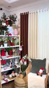 PER PC NON BLOCK OUT Terracotta - Light Beige Home Curtains 10 Rings 5ft/6ft/7ft/7.5ft/8ft