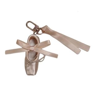 Dance Shoe Ribbon Keychain Ballet Shoe Bag Charm Ballet Shoe Key for Professional Dancers and Dance Instructors