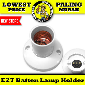 E27 Batten Lamp Holder For Indoor Outdoor Surface Mount Light Socket Bulb Holder