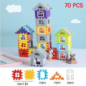 【Zdandan】CODของเล่นบล็อคตัวต่อ จิ๊กซอว์ ตัวต่อสร้างบ้าน ของเล่นเด็ก ของเล่นเสริมพัฒนาการ กอบง่ายทำได้หลายรูปทรง