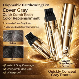 Hair Color Pen Quick Touch Up For Gray Roots 20ml Temporary Hair Dye Comb/White Hair Cover For Adults/Easy Application Non-Fading