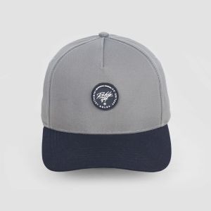 RCKLS. Topi Polo Caps Baseball | Topi Pria Black Grey Oval Logo